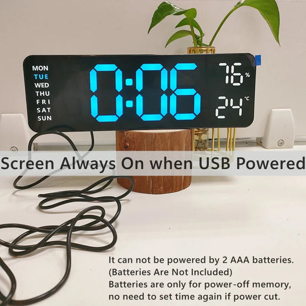 Smart LED Wall Clock